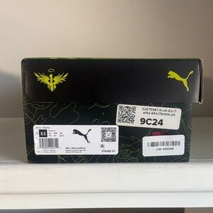 Puma Black Box with Yellow Logo